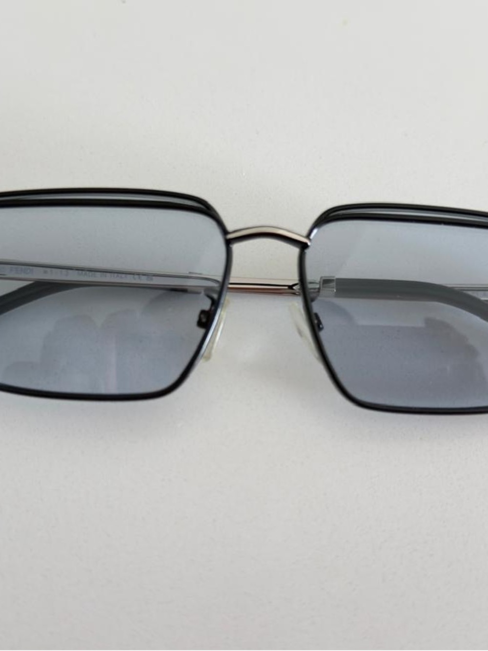 Fendi Black Frame Sunglasses with Gray Lenses